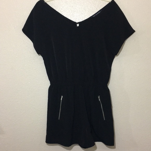 one clothing Pants - SEXY Romper w/ Short Shorts & Wide Neck